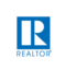 Realtor logo - blue 59x64
