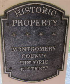 Historic property plaque