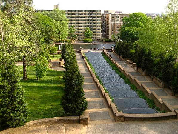 Meridian Hill Park in Columbia Heights, Washington, DC
