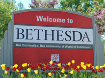 Welcome to Bethesda sign