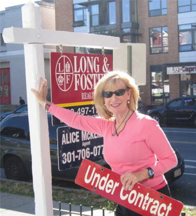 Alice with under contract sign