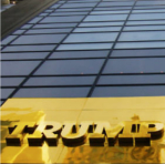 Trump Tower sign.