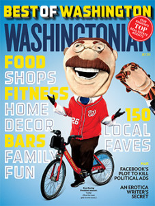 Washingtonian Magazine Cover July 2015